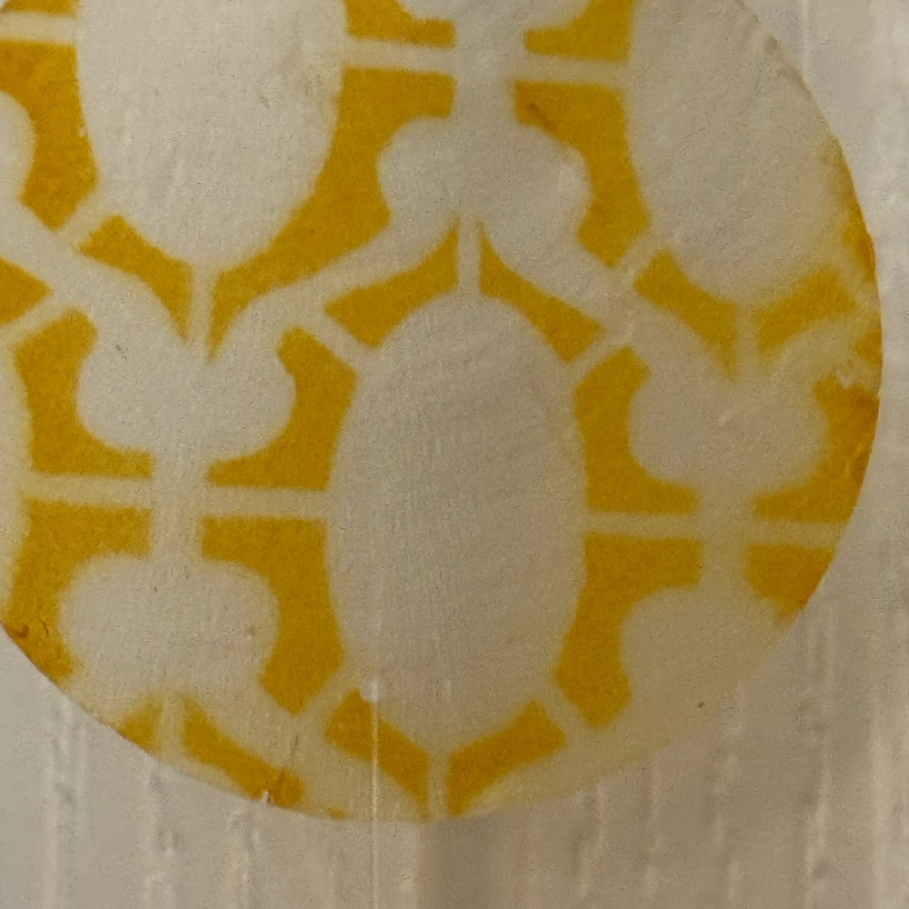 Natural Capiz Shell Door Curtain (Set of 8), Orange, Red, Yellow, Brown, White - Picture 8 of 14